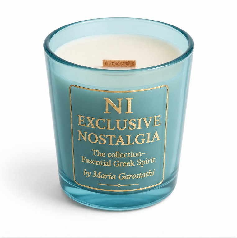 Nostalgia Exclusive Mirror Candles · Γαλάζιο
