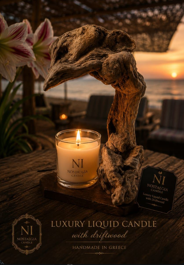 Driftwood Beeswax Flame · 10