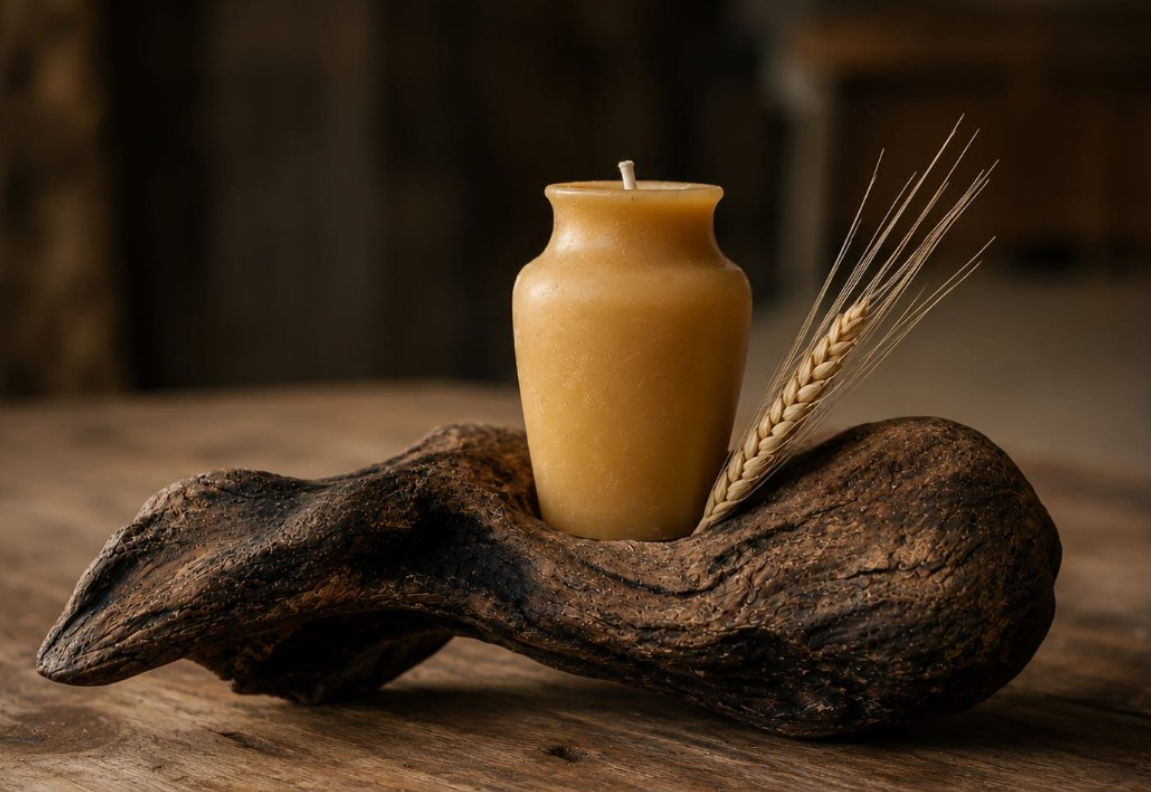 Driftwood Beeswax Flame · 7
